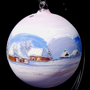 Lampion szklany na szklanym statywie - oferta producenta