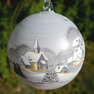 bombka na tealight, Lampion szklany na szklanym statywie - oferta producenta